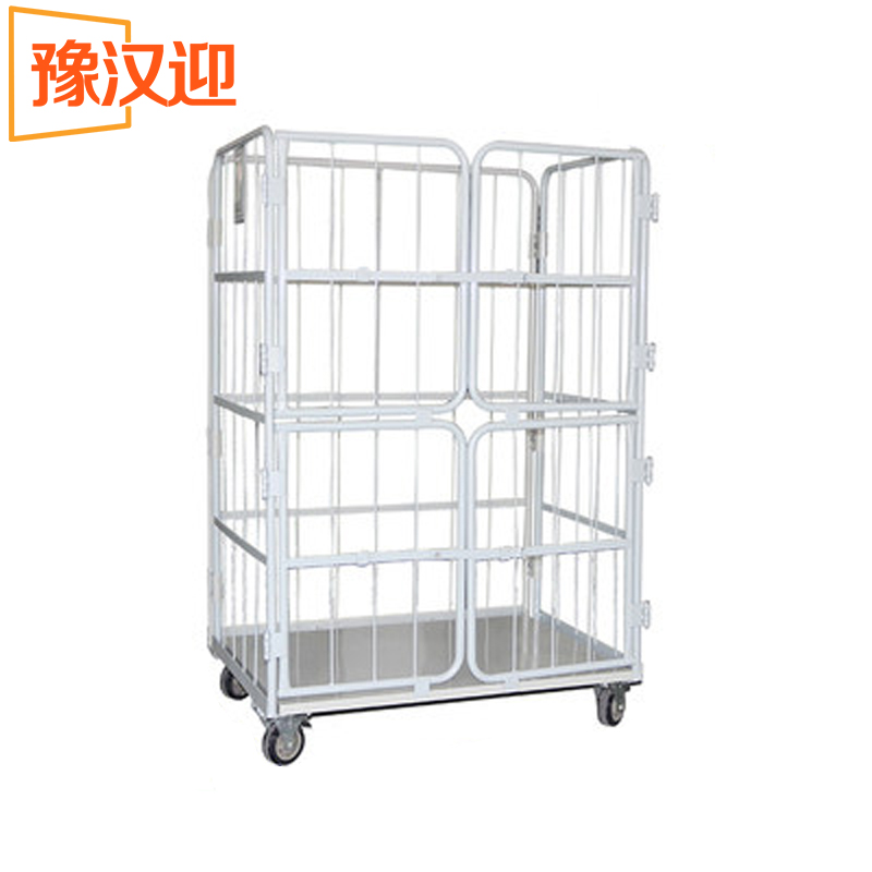 豫汉迎折叠物流台车高清大图