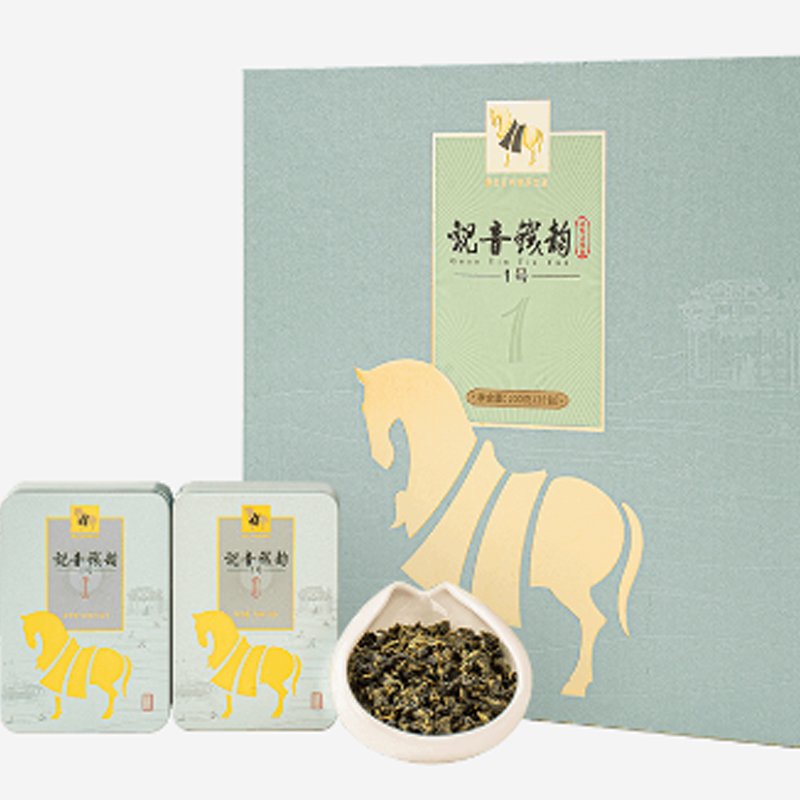 八马茶业(BAMA TEA)铁韵1号·安溪铁观音A-200克(25包)高清大图