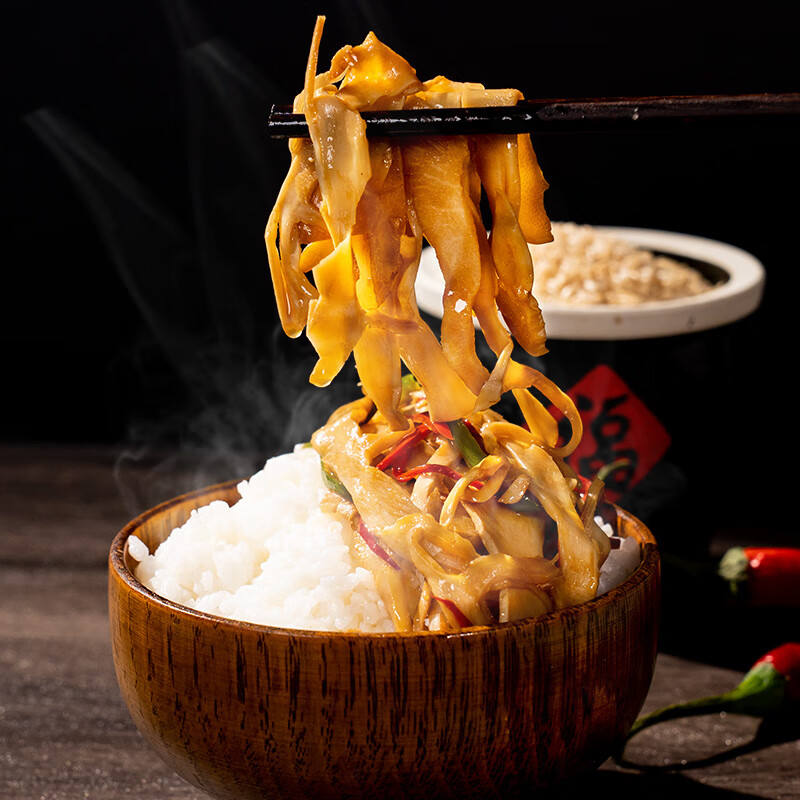 方家铺子 盐渍幼嫩笋原味糯米笋520g/袋装高清大图