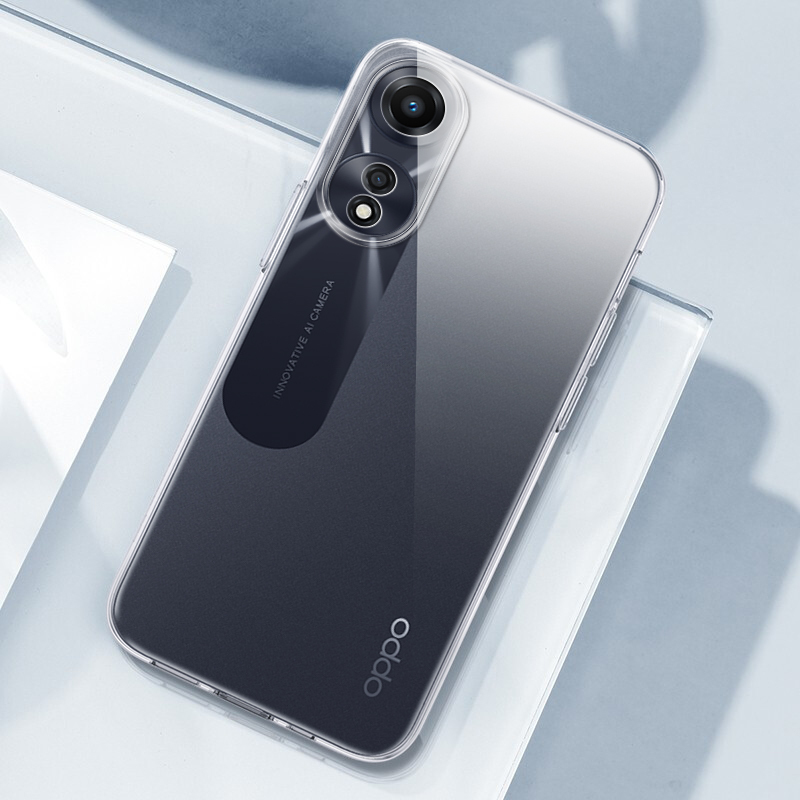 BOEEK OPPO A58/A58X手机壳A57/A56/A56S透明软壳A55/A55S防摔轻薄男女全包镜头保护套
