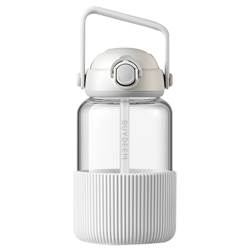 北鼎玻璃杯1000ml大容量耐高温密封防漏DG710(颜色随机)