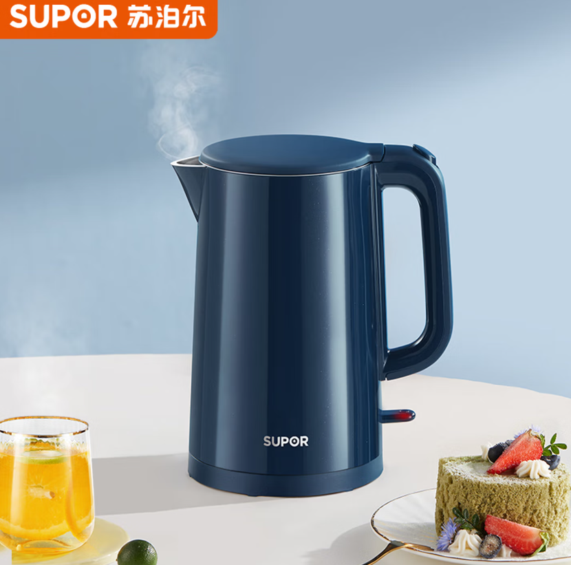 苏泊尔电水壶1.5L防烫设计家用SW-15T101C高清大图