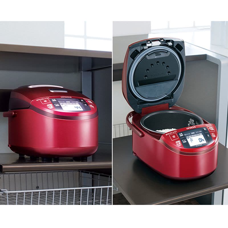 日立(HITACHI)电饭锅RZ-KV180Y-W 5升银色国际版电压220V IH加热家用