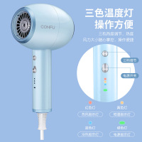 康夫(CONFU) 电吹风机 小型速干家用宿舍用负离子护发冷热风不伤发学生网红小圆KF-3133粉色