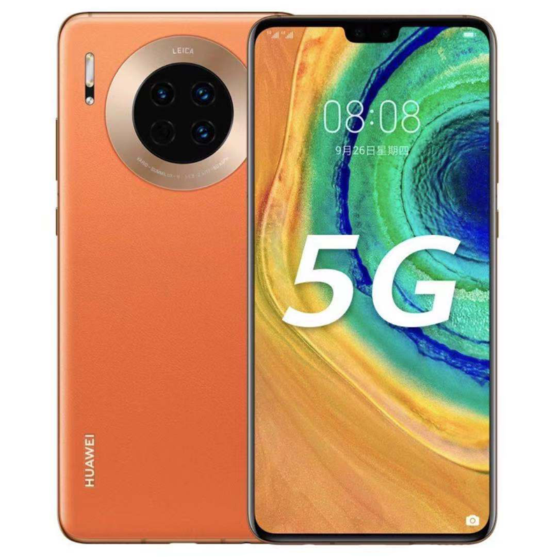 二手99新华为huaweimate305g丹霞橙8128gb全网通安卓手机鸿蒙手机二手