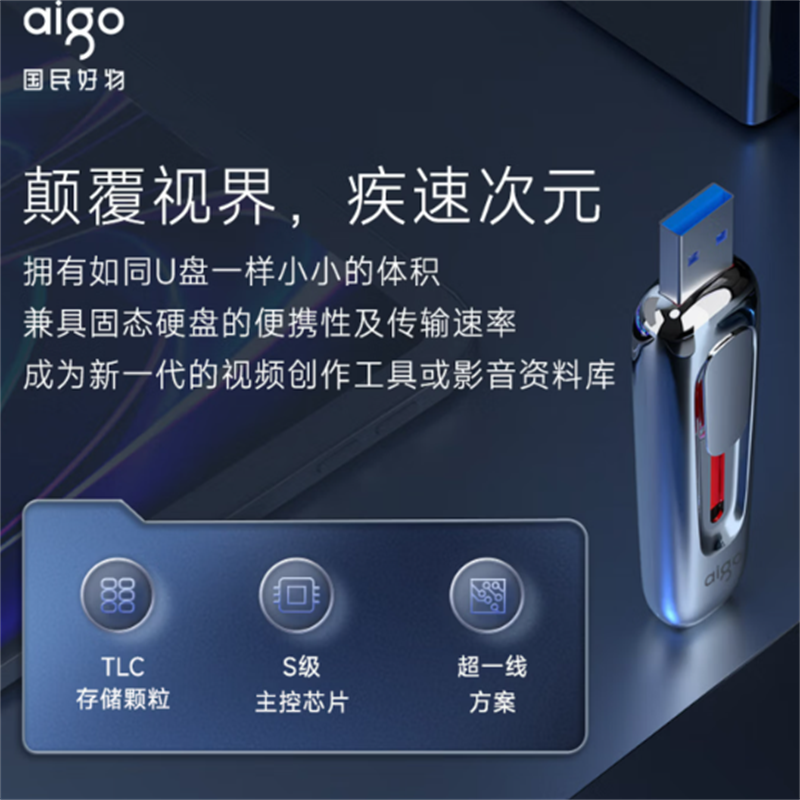 爱国者 Z398Pro 256G U盘高清大图