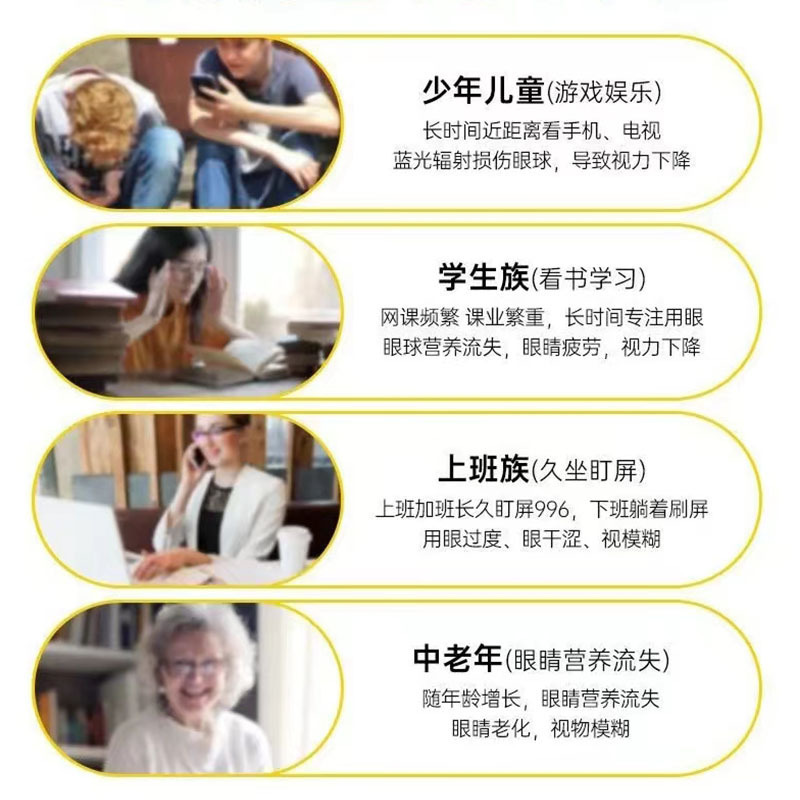 南京同仁堂福记坊蓝莓叶黄素酯压片糖果60片学生儿童成人老人眼睛*5瓶