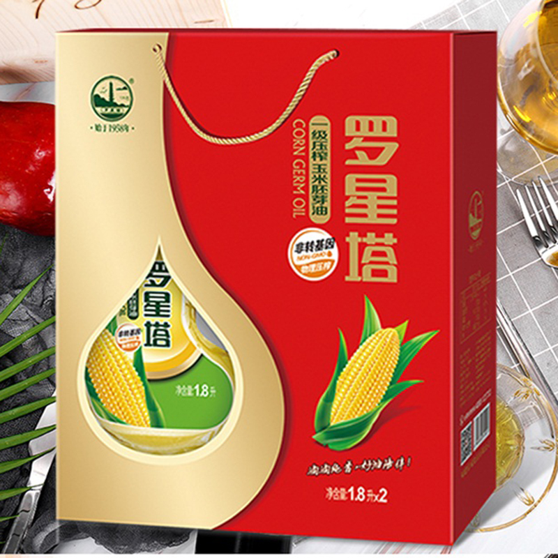 罗星塔 玉米油礼盒 1.8L*2