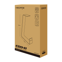 Edifier/漫步者 ED041 耳机支架银色头戴式金属电脑耳机支架麦收纳架子放置挂架