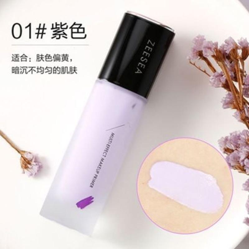 ZEESEA滋色隔离霜素颜霜BB合一学生女官方打底遮瑕保湿妆姿色 紫色1瓶-偏黄肌肤适用