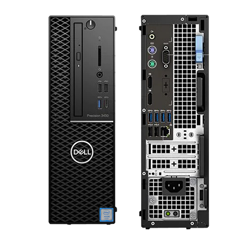 戴尔(DELL)Precision T3430 塔式图形工作站台式电脑主机I7-8700 8G 32G傲腾+2T P620 2G win10H 3年