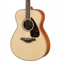雅马哈(YAMAHA)FG820单板民谣吉它升级版木吉他jita桃花芯背侧板原木色41英寸
