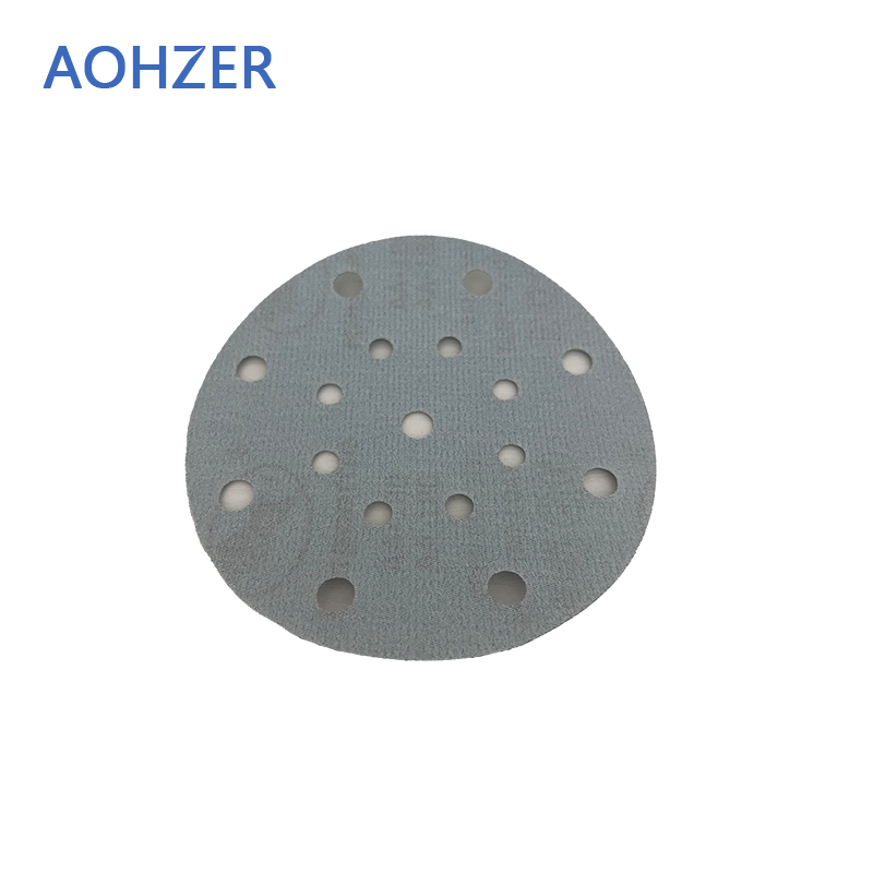 AOHZER 背绒砂纸180目150mm17孔 AZ-82800 100片 盒高清大图