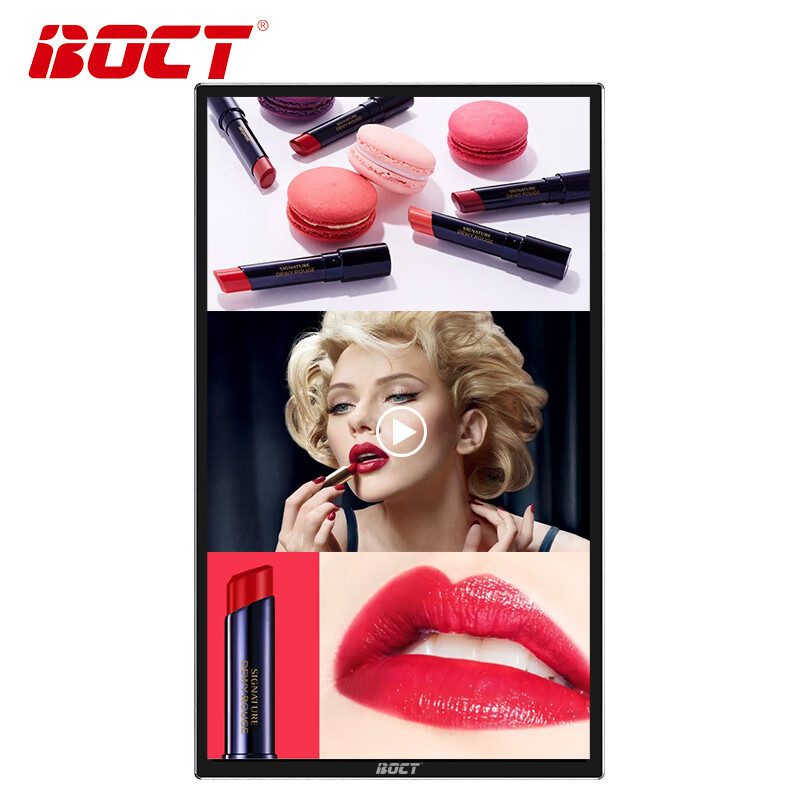 中银BOCT K1050H 105英寸壁挂式网络版安卓广告机LED背光全高清商用海报屏媒体信息播放终端