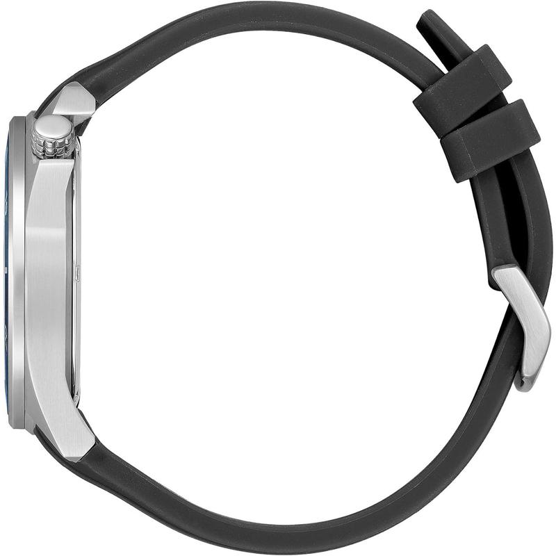 Citizen西铁城光动能黑盘黑带不锈钢男士运动休闲防水米商务石英高清大图