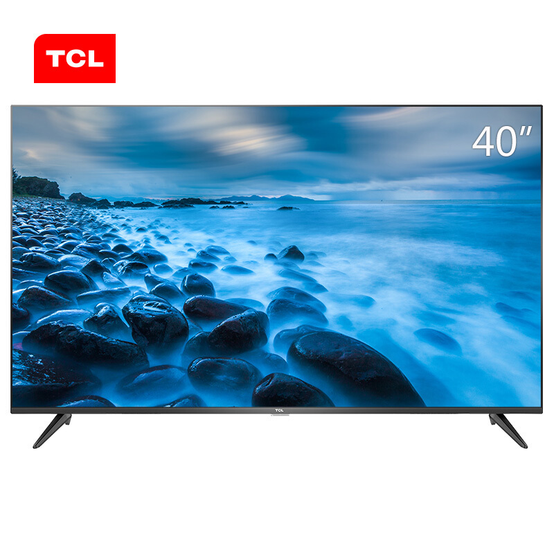 TCL 43英寸43A260 智能网络LED平板液晶电视(黑色)