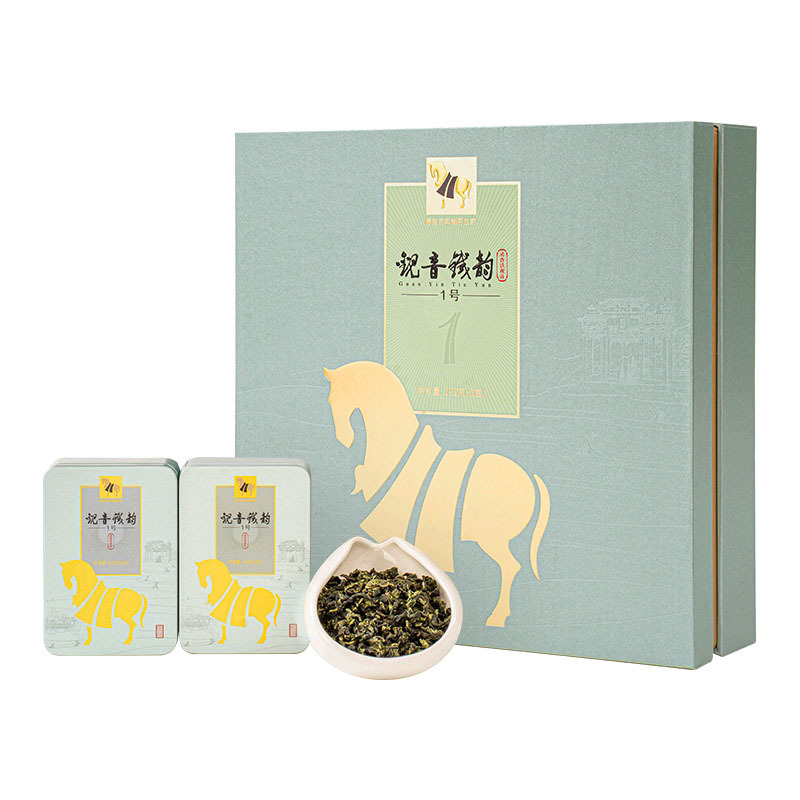 八马茶叶八马安溪铁观音铁韵1号192克aa1342视频