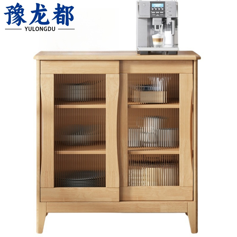 豫龙都 实木餐边柜 80cm 台