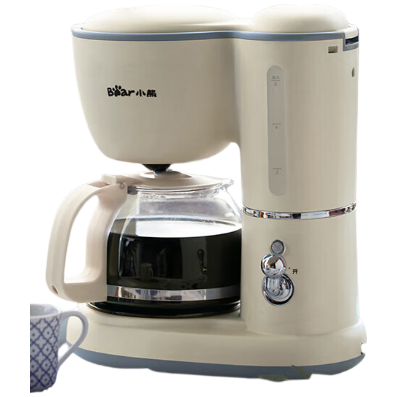 小熊咖啡机家用小型浓缩萃取设计快速出杯咖啡机 KFJ-A06N2-S01
