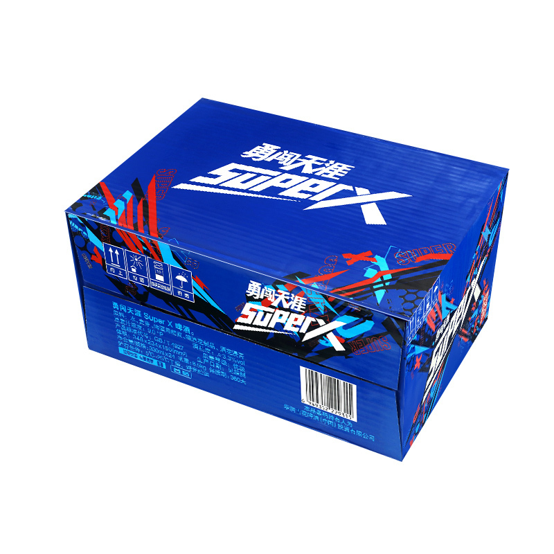 雪花啤酒snowbeer勇闯天涯superx330ml24听整箱装