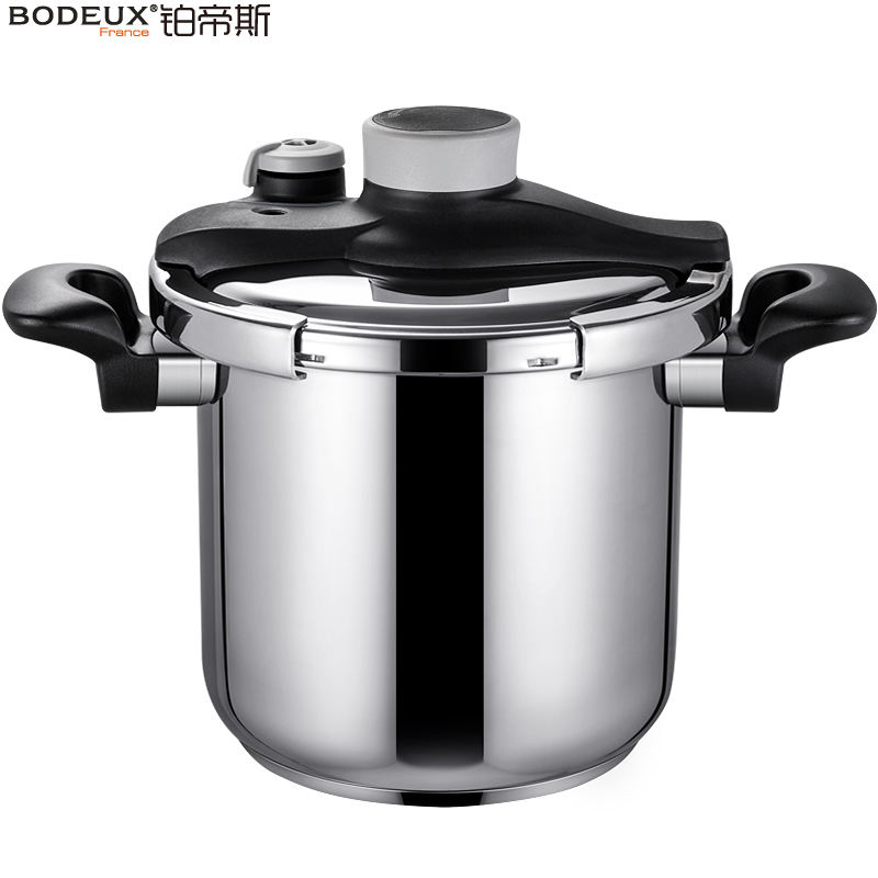 铂帝斯BODEUX 金星2号不锈钢压力锅22CM-8L炉灶通用高清大图