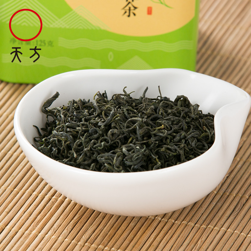 新茶春茶安徽天方茶叶云雾绿茶125g/罐装 一级高山云雾绿茶 安徽天方茶叶
