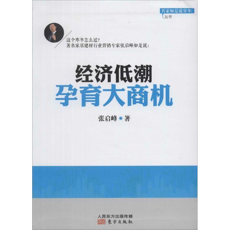 正版新书】经济低潮孕育大商机张启峰9787506069892