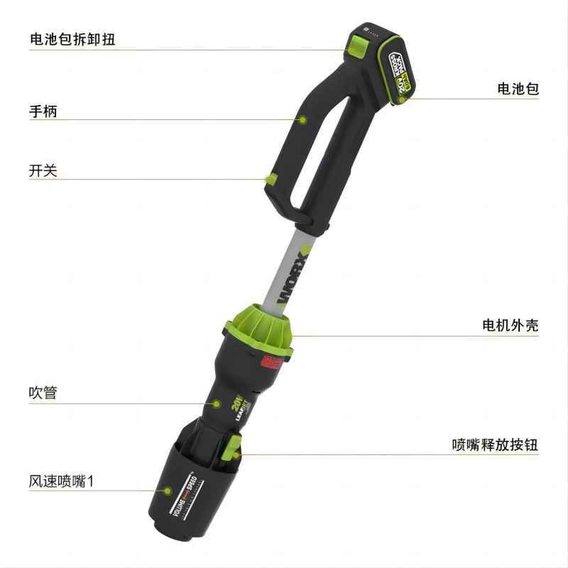威克士(WORX)风筒锂电池6.0Ah(个)