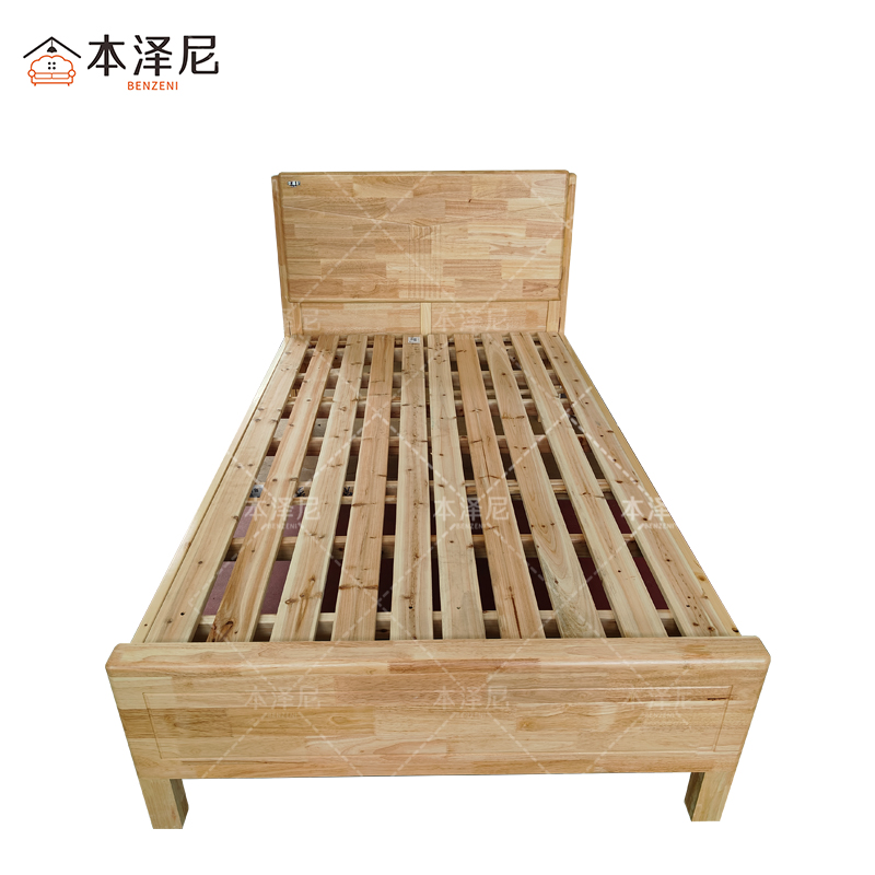 本泽尼 木床(含垫) HTC-DXM12001 1200*2000*980mm 套高清大图
