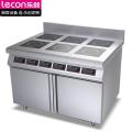 乐创lecon电磁炉LC-L21KW-6GS落地式旋钮式一体面板6个