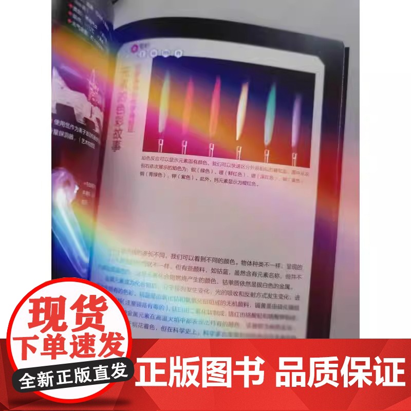 正版 看得见的化学元素 日本学研教育出版编著 原子 周期表 规律 原理 发现 命名 性质 应用 青少年 普及读物机械高清大图