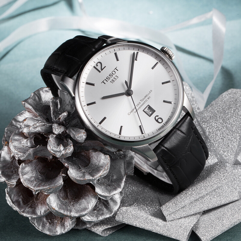 天梭(TISSOT) 瑞士手表 杜鲁尔系列机械男士手表T099.407.16.037.00