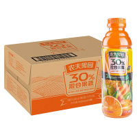 农夫果园30%混合果蔬汁500ml橙+胡萝卜+苹果+菠萝+猕猴桃普通装24瓶整箱