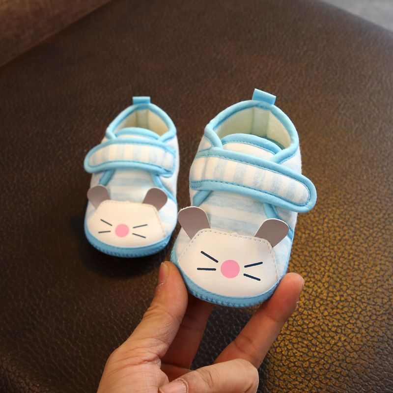 01岁婴儿布鞋软底学步鞋春秋季男女宝宝612个月新生儿不掉鞋纤婗