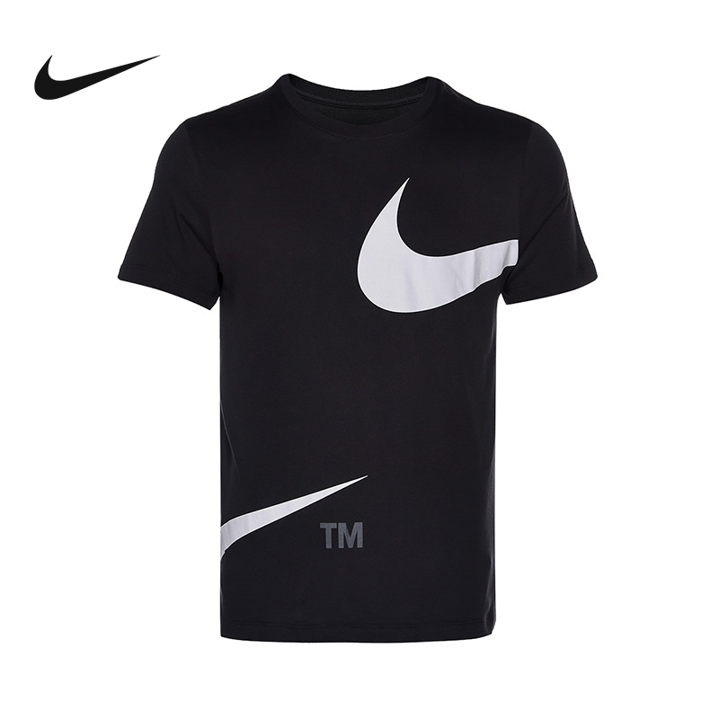 nike耐克短袖男装新款双钩logo运动休闲圆领t恤dd3350-010