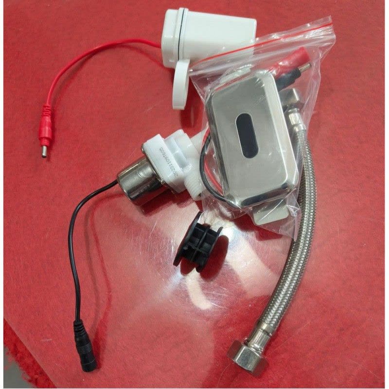 海岸线小便自动冲水器感应冲水阀全自动明装小便池感应器图片