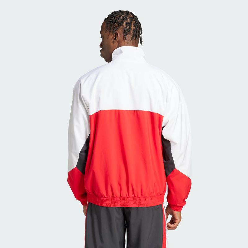 阿迪达斯(adidas)男款运动夹克轻薄防风透气跑步训练户外休闲套装高清大图