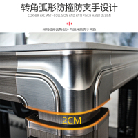 航火电暖炉电暖桌取暖桌升降电暖茶几升降电暖炉电茶几家用烤火桌多功能火锅餐桌茶几 G21摩洛哥灰138*80CM岩板电磁炉