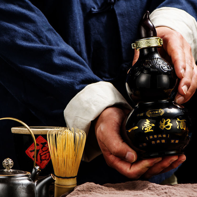 安徽亳州辕门射戟一壶好酒52度500ml浓香型白酒整箱6瓶装