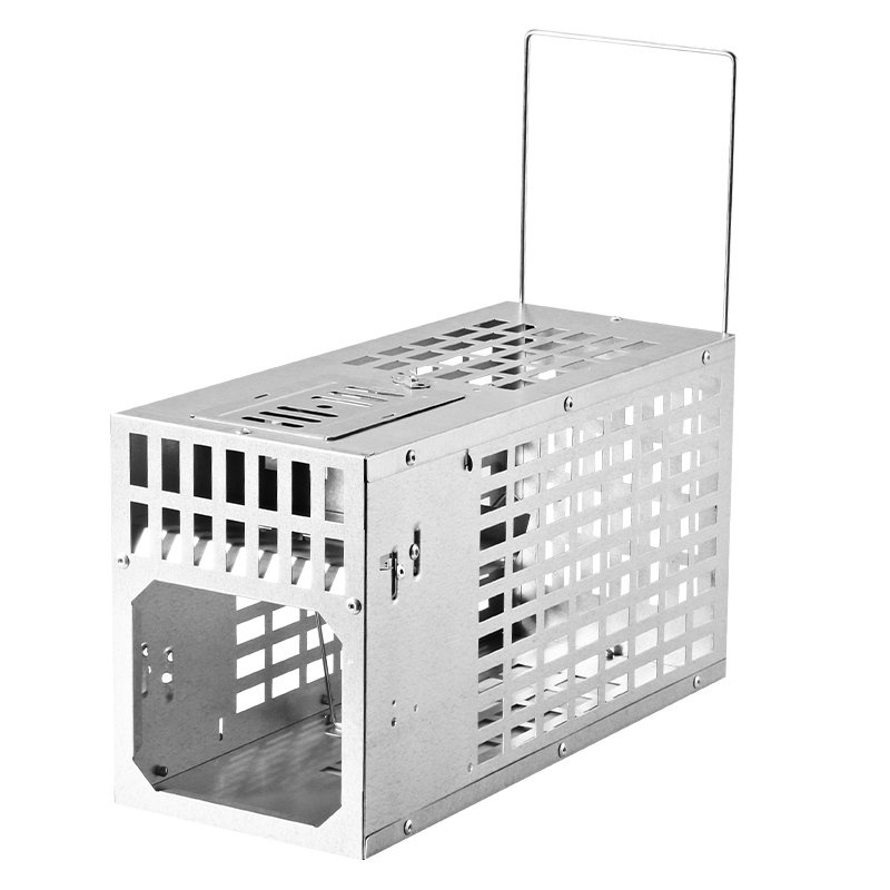 全自动超强陷阱扑老鼠神器捕鼠一窝端灭鼠家用室内高效笼夹抓逮捉 加厚连续抓笼+6鼠贴+5份诱饵高清大图