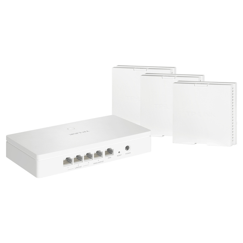 TP-LINK AX3000全屋WiFi6家用双频千兆无线面板式子母路由器 S30路由套装[一母三子套装]1个POE供电+3子路由套装