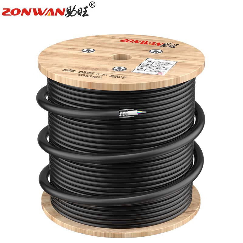 助旺(ZONWAN)4芯单模铠装光缆GYXTW中心管式8.0mm ZW-GW8401 1米