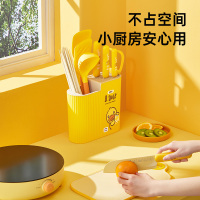 炊大皇小黄鸭联名刀座刀架 厨房筷子筒刀具置物架菜刀架收纳桶DZ01XHY
