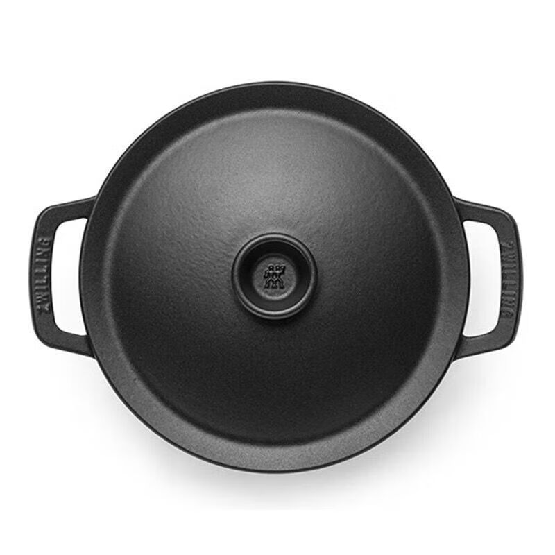 双立人 Dragon 铸铁饭釜锅哑光黑22cm 66040-220高清大图