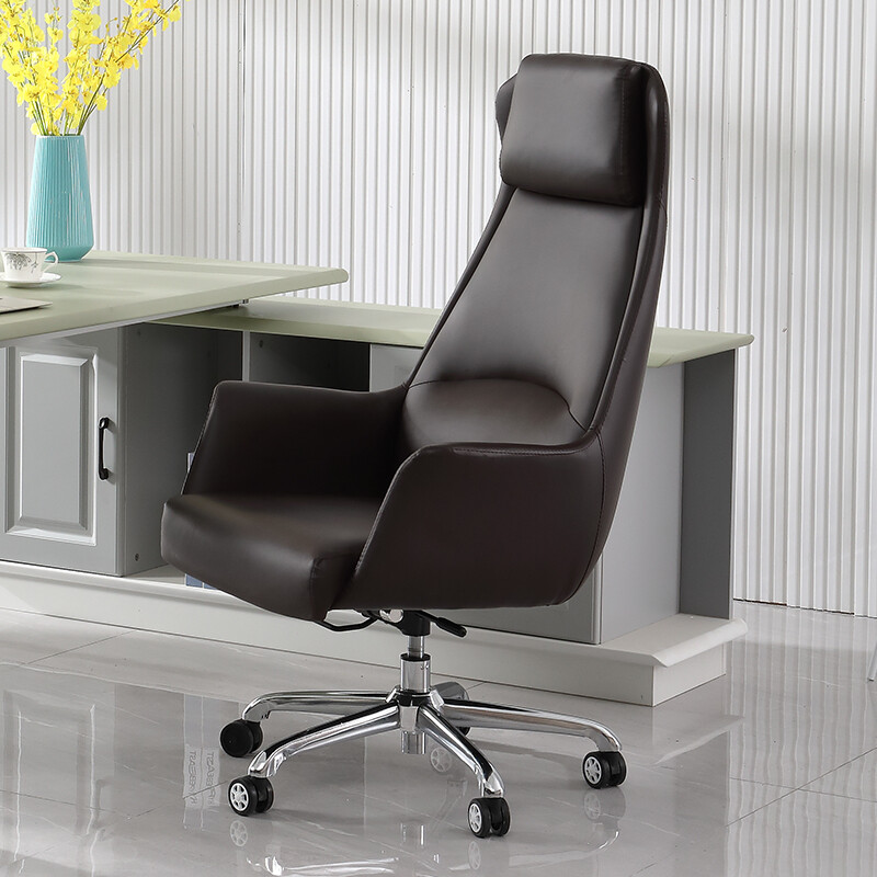 域赢老板椅电脑椅家用办公椅子现代简约大班椅HT-S高清大图