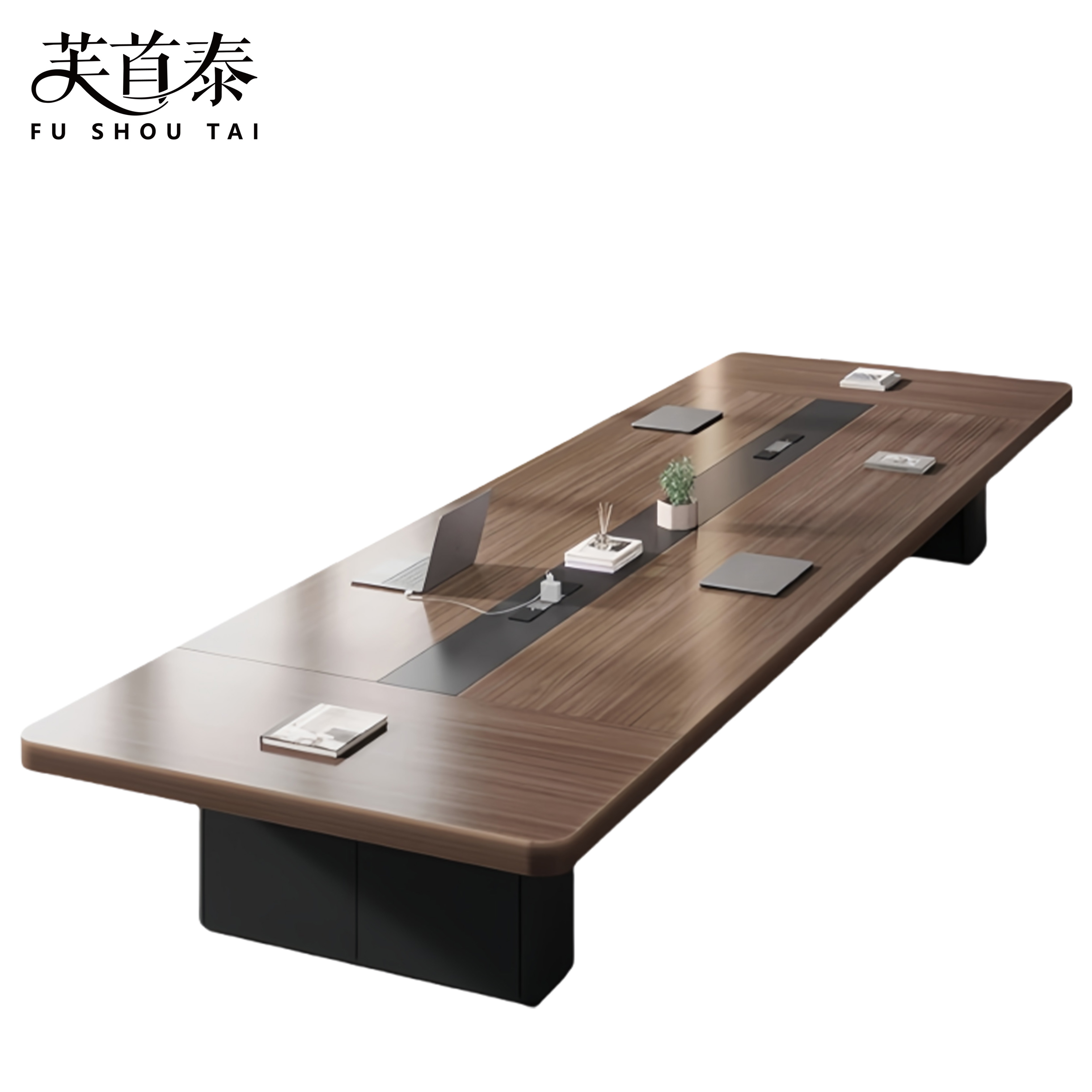 芙首泰木质会议桌6000*1500*750mm张高清大图
