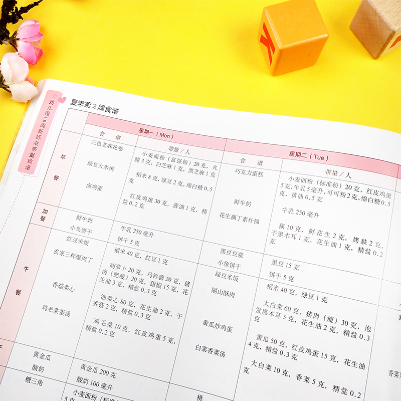 [正版]幼儿园16周新标准带量食谱 范茜 幼儿园科学营养配餐工具书 一周食谱3-6岁儿童饮食营养菜谱 幼儿园食谱书籍 幼