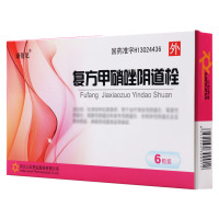 康佑尼复方甲硝唑阴道栓0.45g*6粒/盒