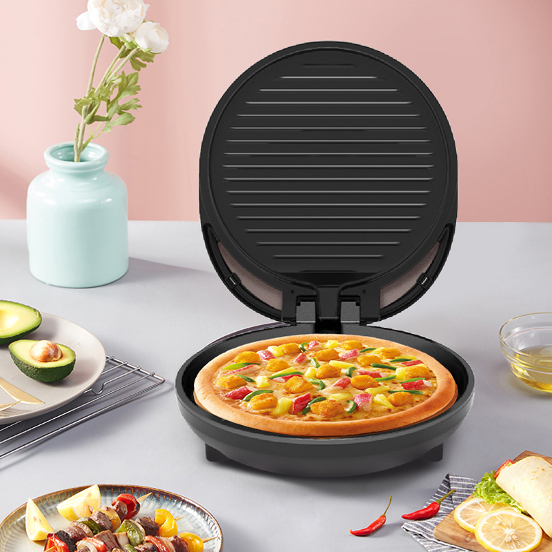 美的(Midea)电饼铛MC-JH3401双面加热多功能加深款煎烤机 家用悬浮多功能加深款煎烤机