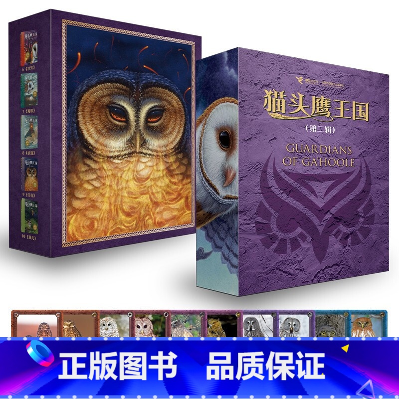 猫头鹰王国 第二辑6-10册 【正版】接力出版社猫头鹰王国系列 套装全15册中文版经典动物奇幻小说儿童幻想自然文学冒险励